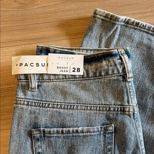 NWT PacSun Women's Kia Wash Blue Baggy Jeans